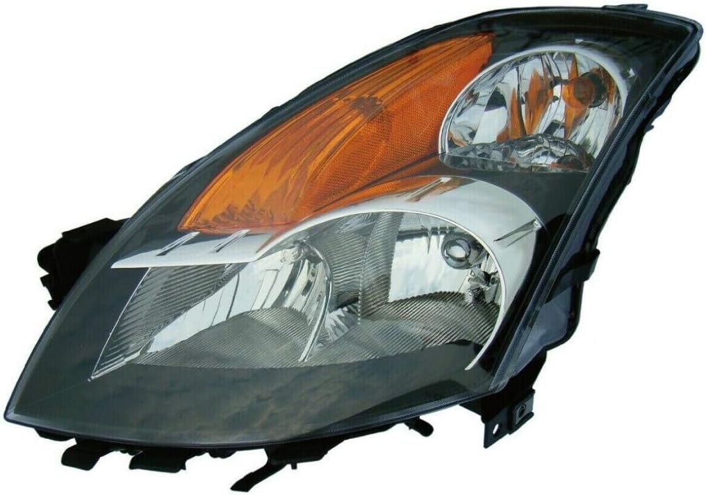 Headlight Assembly 2007 Driver Side Black Bezel Halogen K974