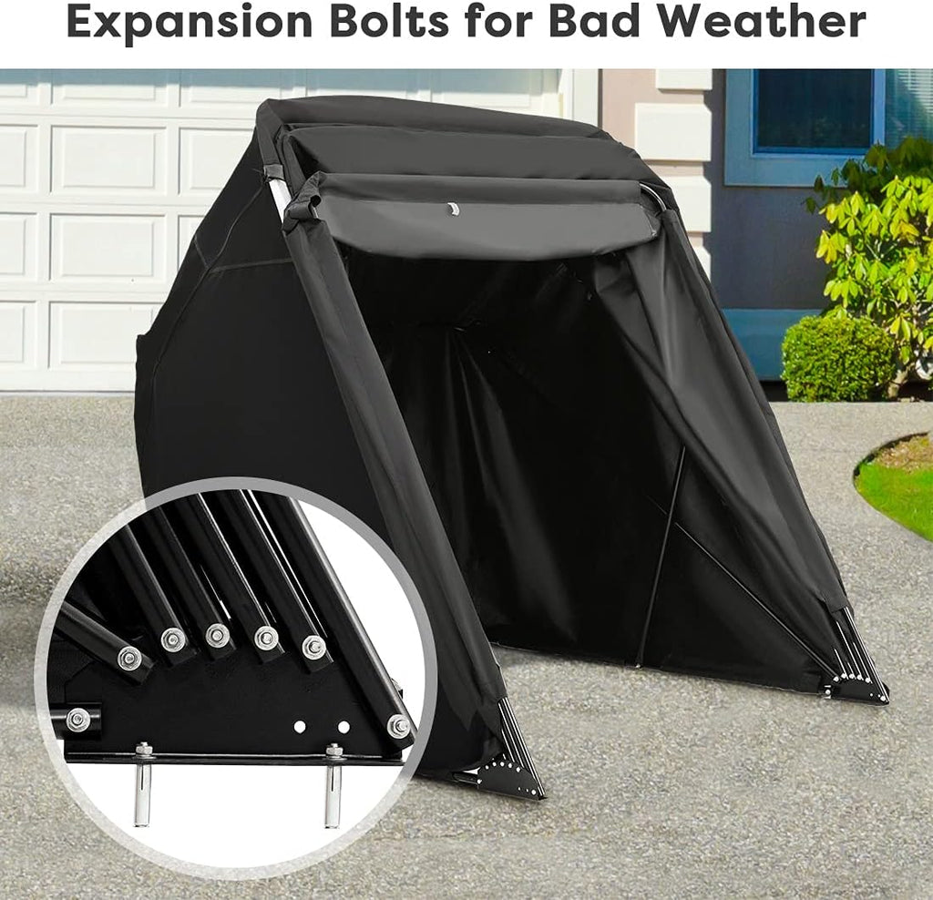 Large Size Motorcycle Shelter Shed Cover with Carry Bag N473395
