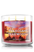 3 Wick 14.5 Ounce Mahogany Teakwood Candle M4283