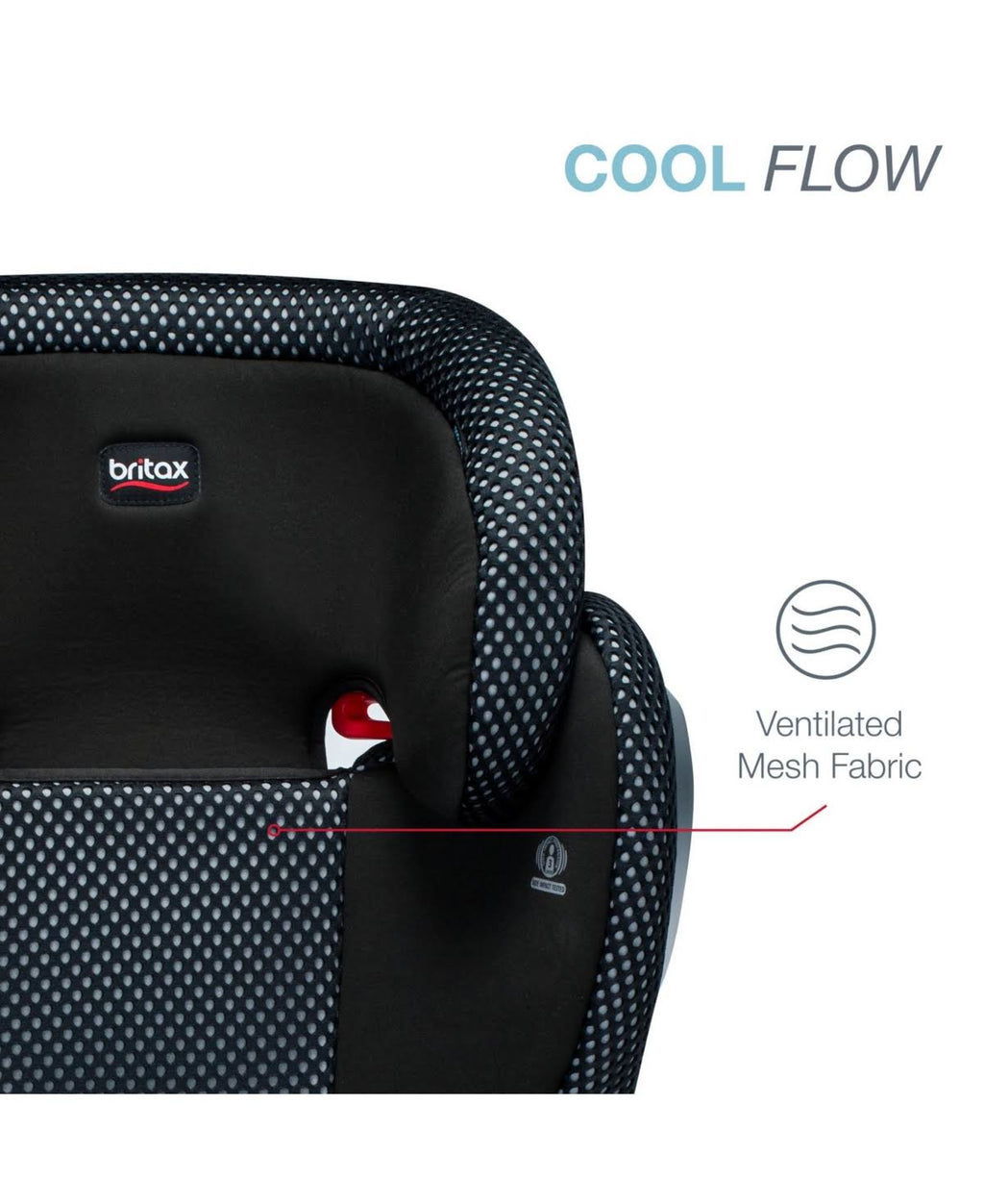 Cool Flow Grey Belt-Positioning Booster Car Seat A179