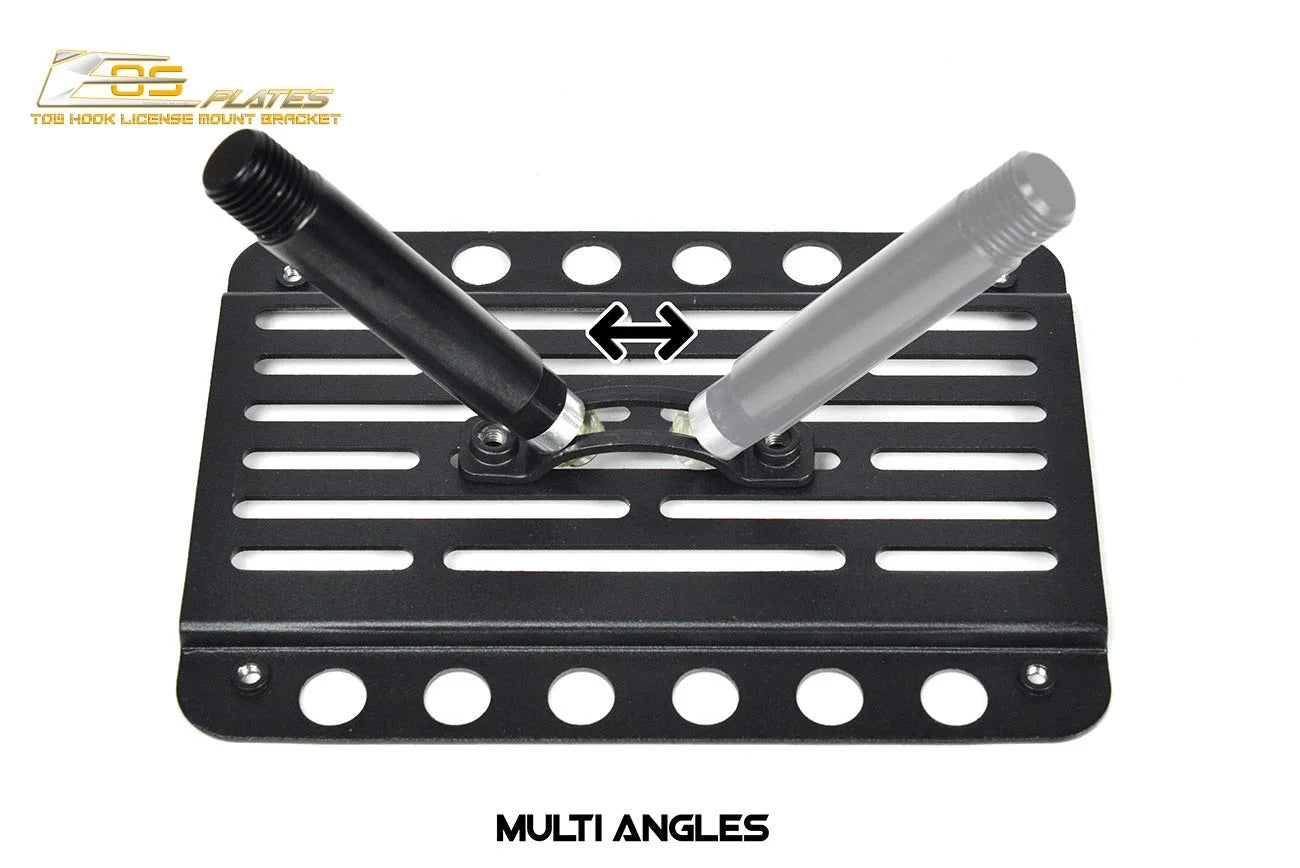 Tow Hook License Plate Relocator Mount Bracket F249