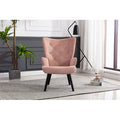 Pink Velvet Accent Chair N292