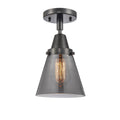 Small Cone Flush Mount Light in Oil Rubbed Bronze J23364