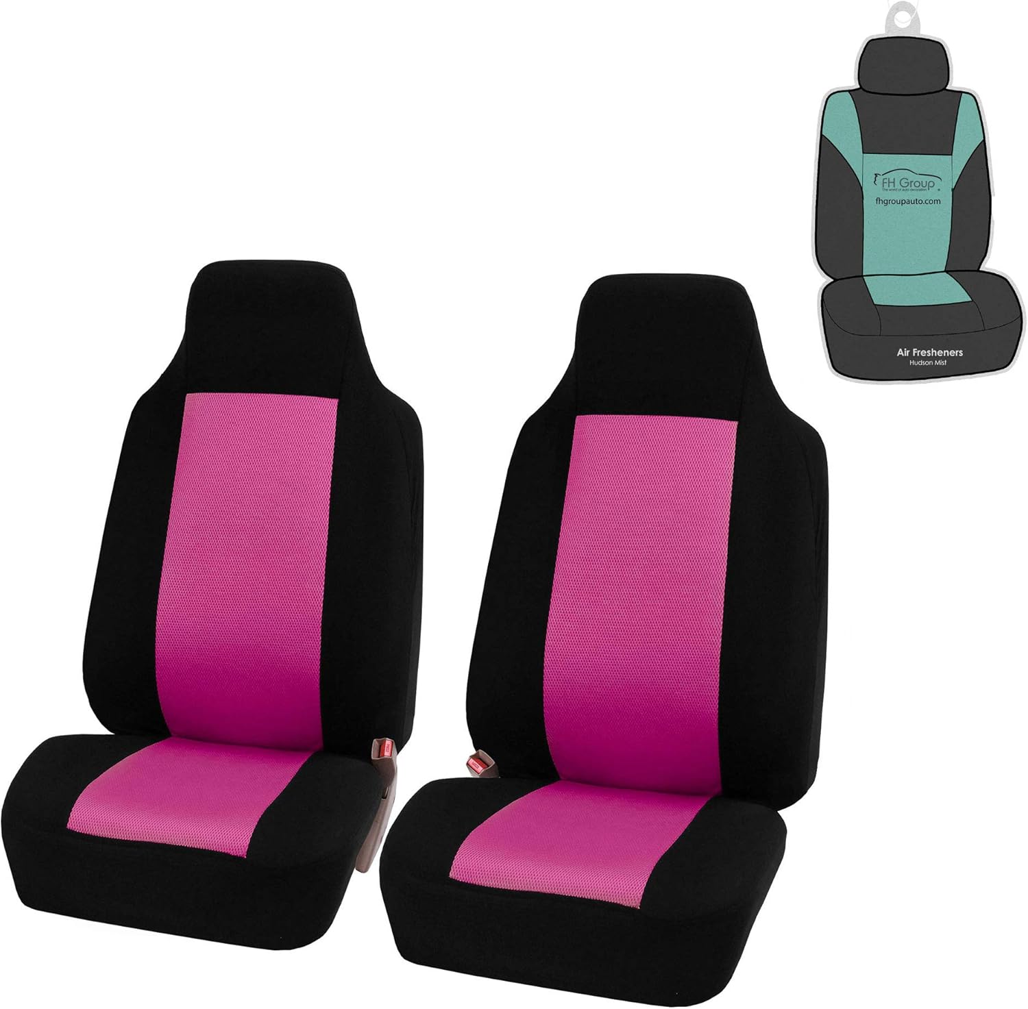 Beige Cloth Bench Car Seat Covers Rear Set N63547