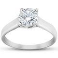 Solitaire Diamond Engagement Ring 1 Carat 14k White Gold M597536