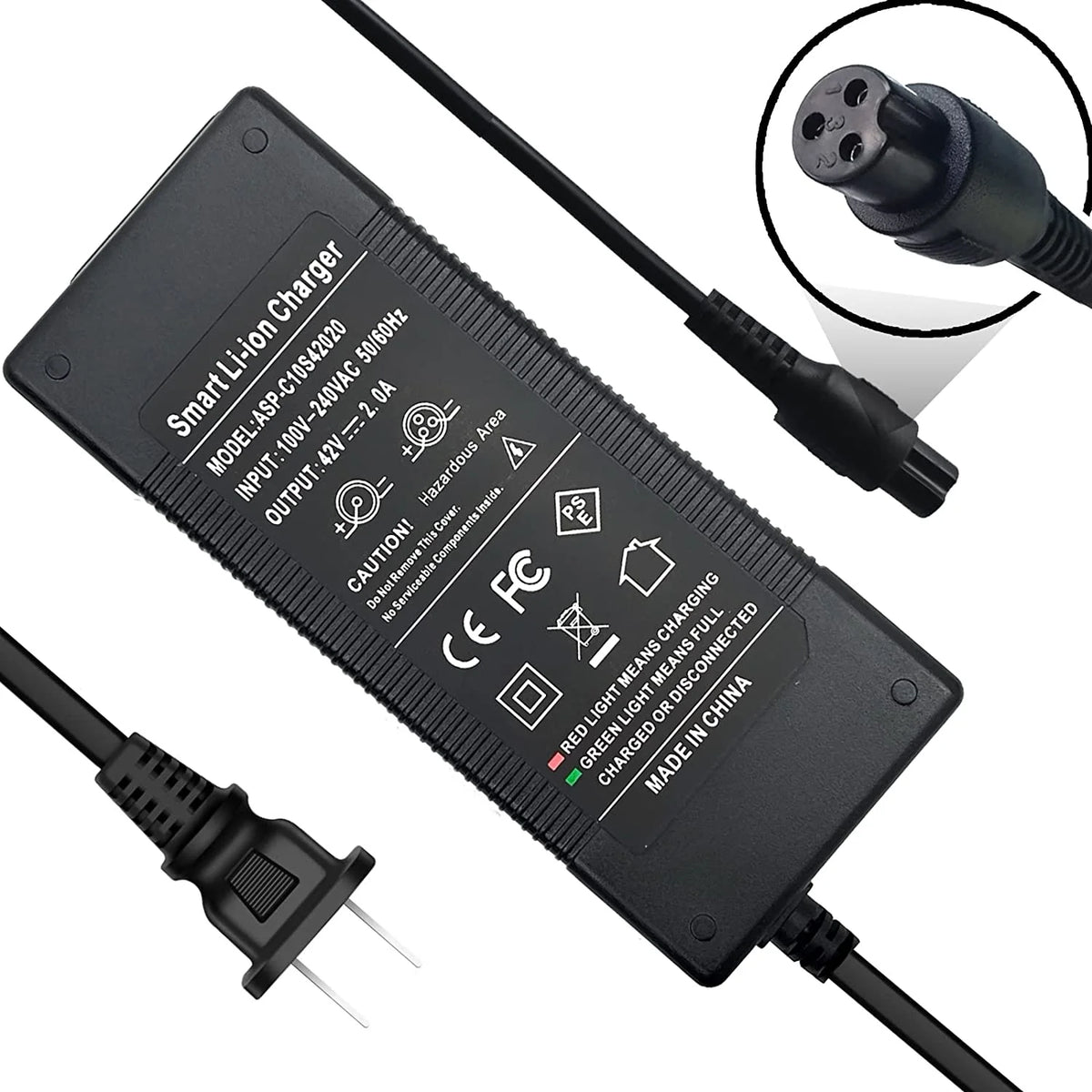 42V 2A Adapter Charger for Electric Scooter Y405445