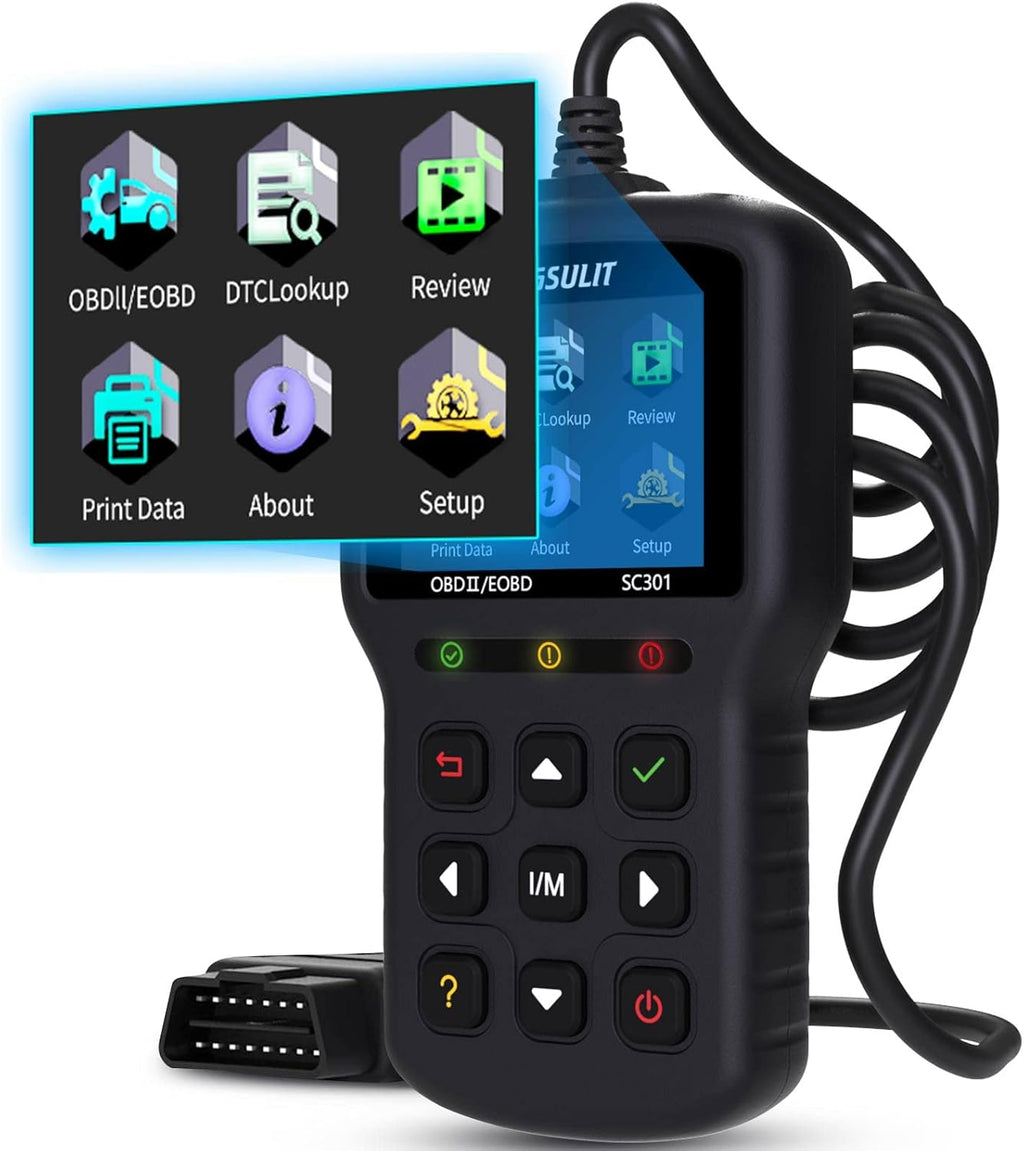OBD2 Scanner Diagnostic Code Reader with Reset, Black Pack of 2 P638102