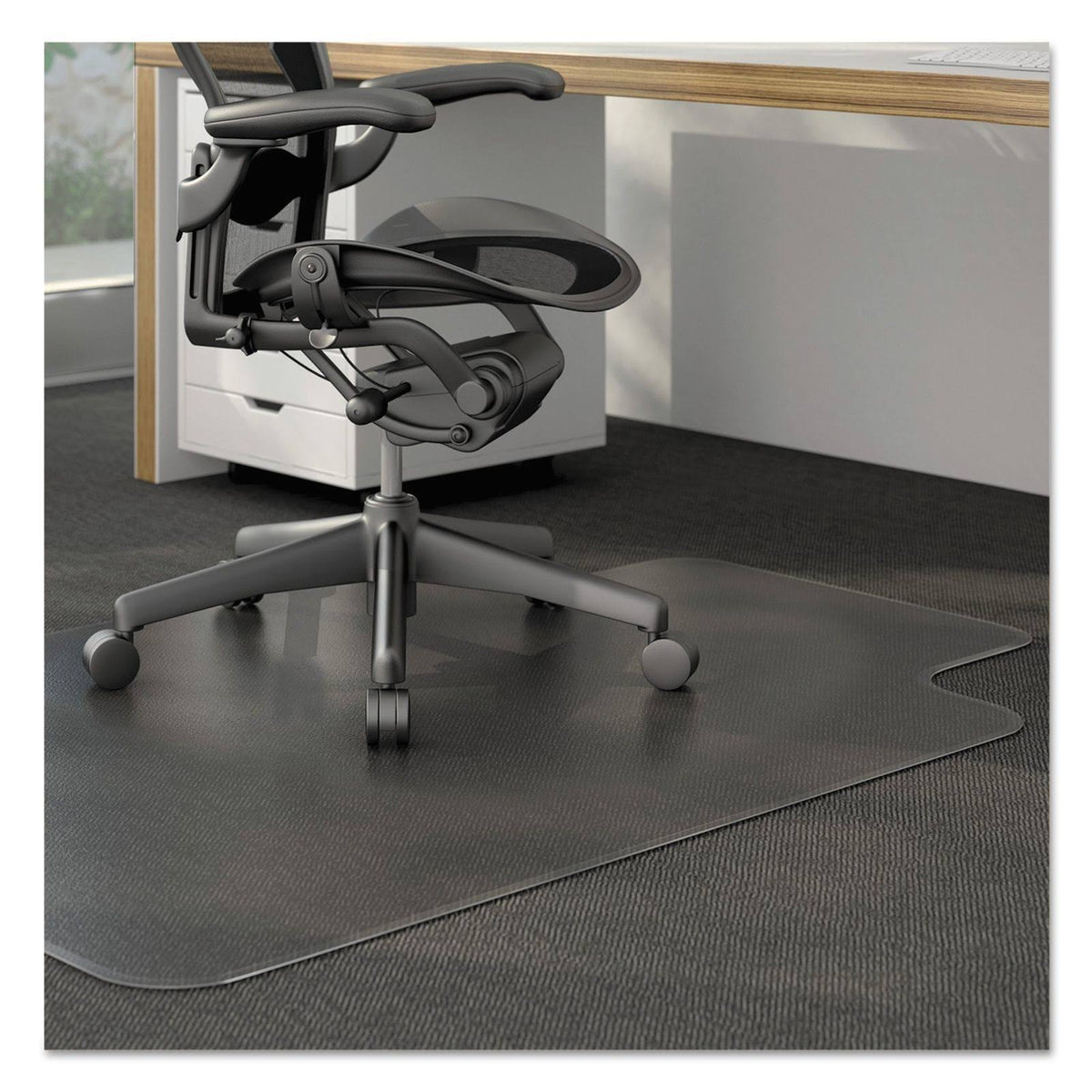 Clear 45 x 53 Chair Mat U70885