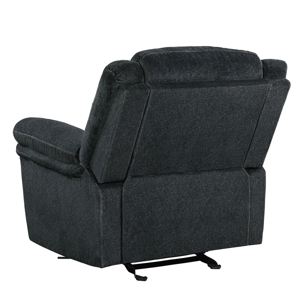Dark Blue Manual Reclining Sofa W25920