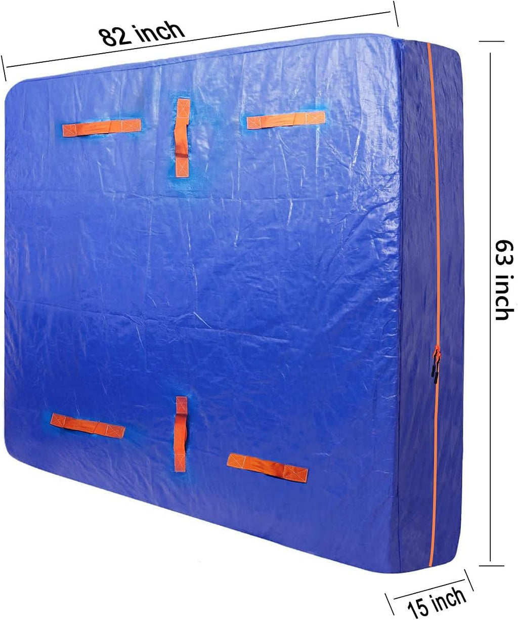 King Mattress Bags with 12 Reinforced Handles Waterproof Zipper Y4683