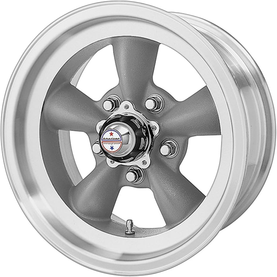 Gray Wheel With Machined Lip (15x10/5x120.7mm, -44mm offset) X9424