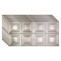 Brushed Aluminum Glue Up Ceiling Tile 5 Pack U588