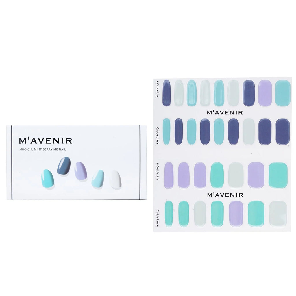 Blue Nail Sticker 32pcs C64341