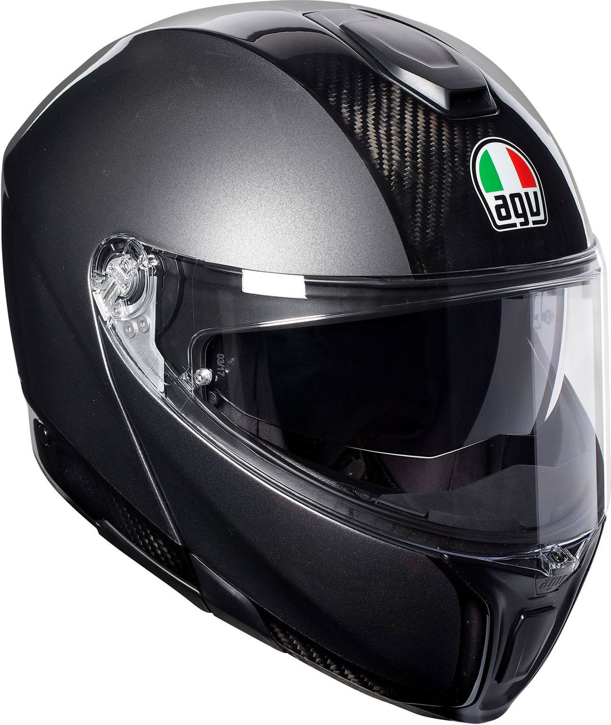 Carbon/Dark Grey Modular Helmet C1384