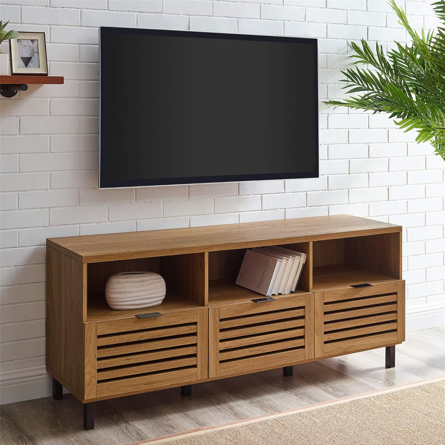 58 Inch Graphite Wood TV Stand M528781