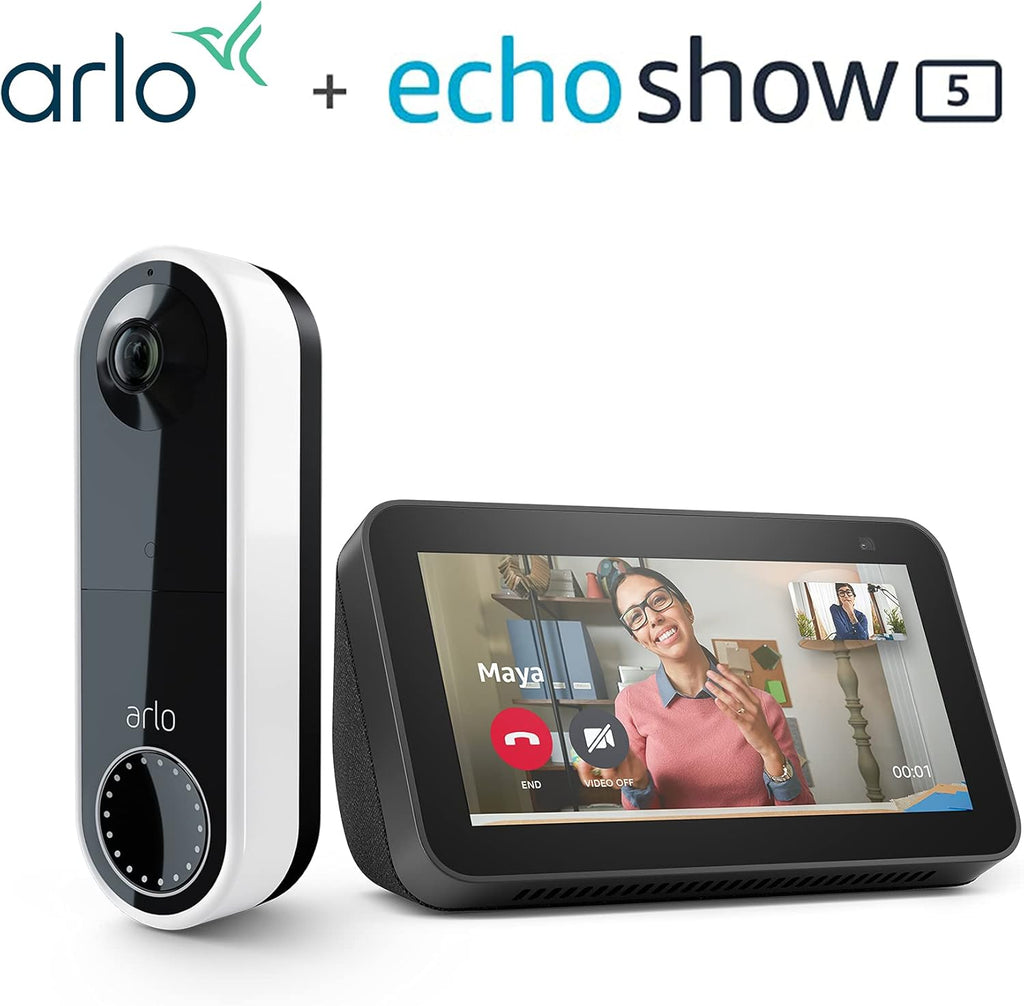 Wire-Free Video Doorbell White Bundle O6827