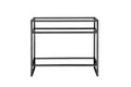 Matte Black Stainless Steel Console Sink L21952