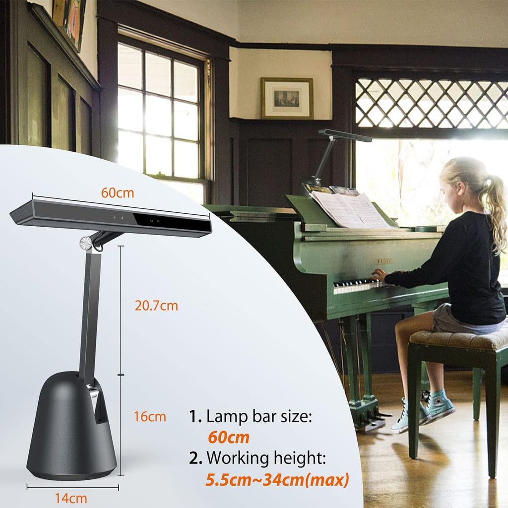 Piano Light with Auto-Dimming LED Lamp X490