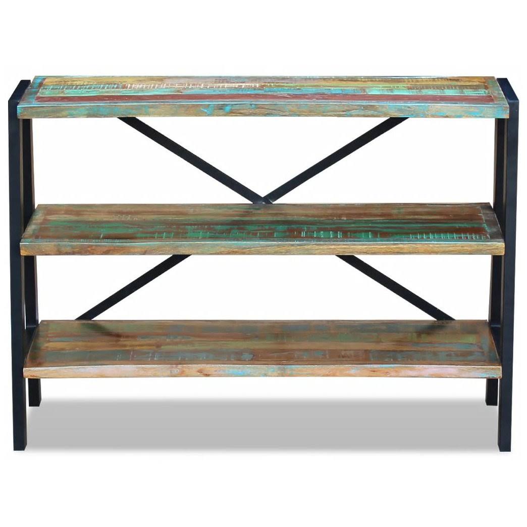 Solid Reclaimed Wood Sideboard 3 Shelves B32090