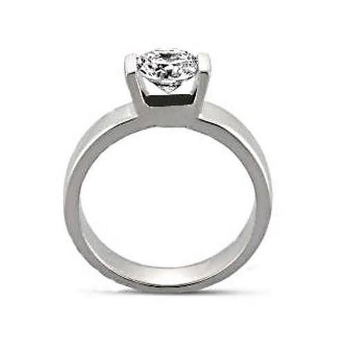 1.51 CT Solitaire Diamond Anniversary Ring, 14K White Gold G56594