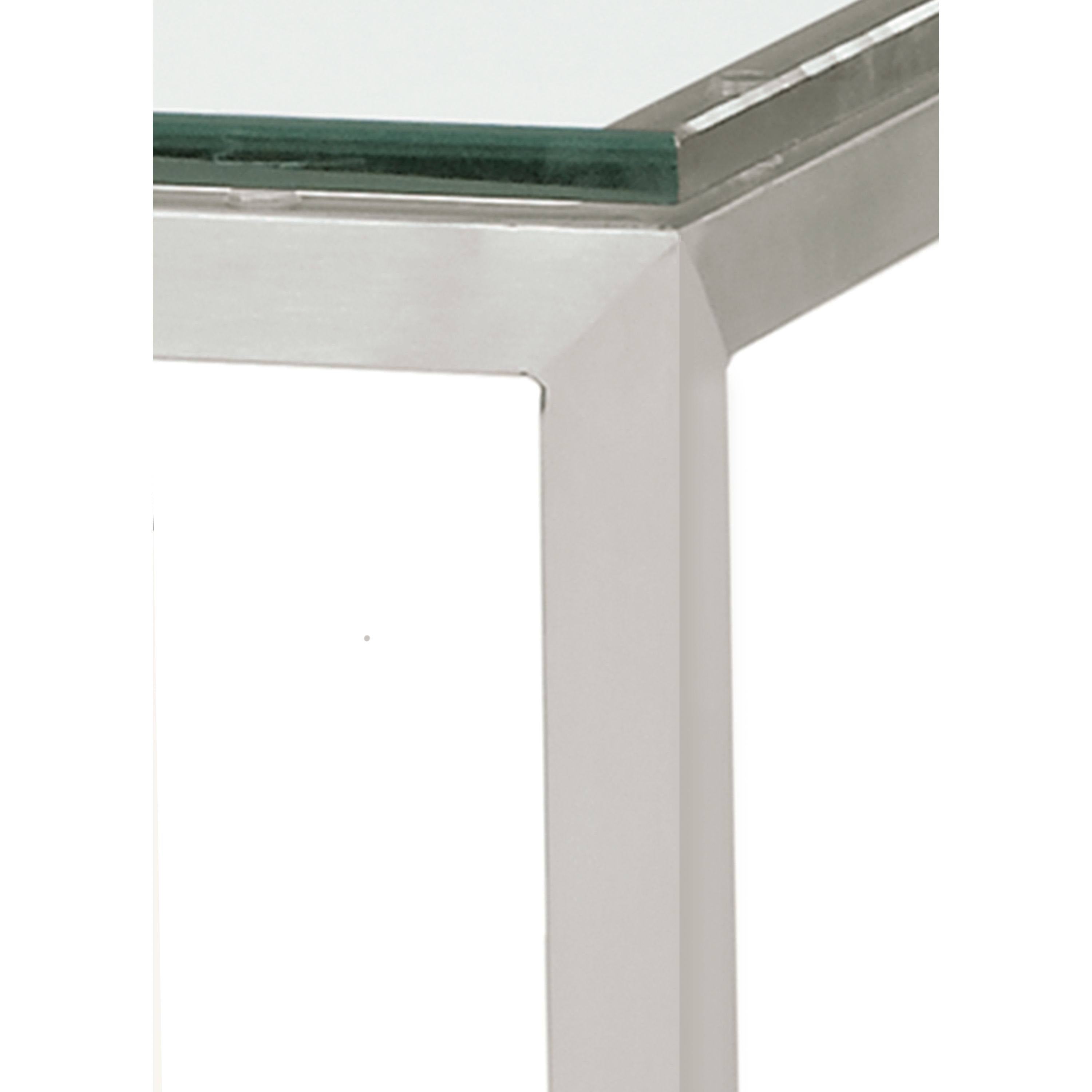 White Venatino Marble Top Parsons Bar Table G792