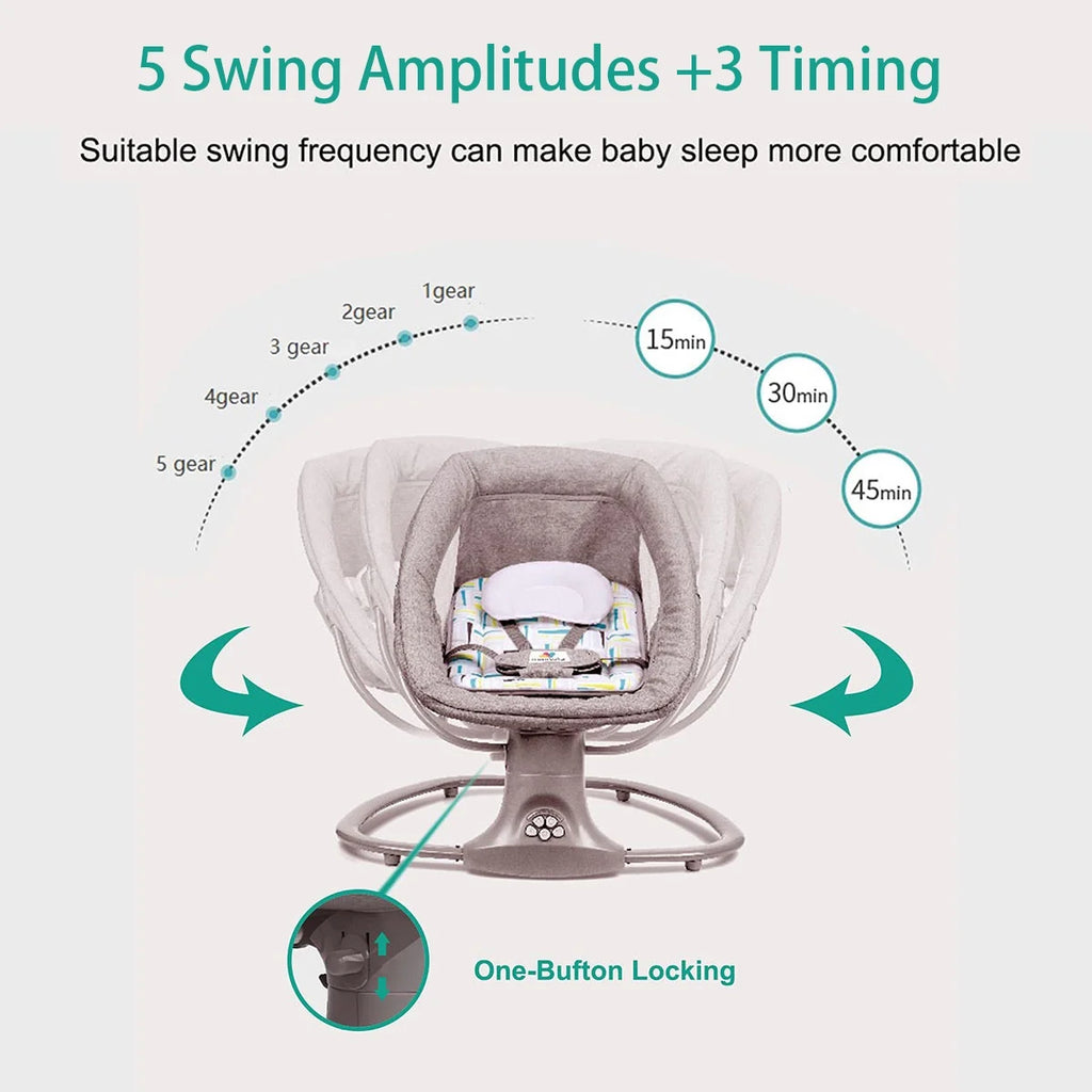 Electric Portable 2 in 1 Baby Swing Bouncer Seat Z26927