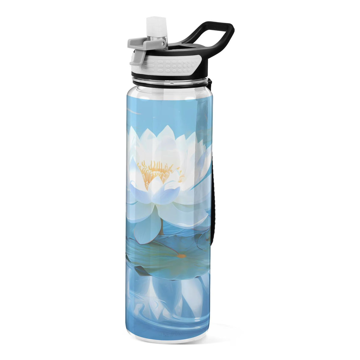 32oz Tritan Clear Water Bottle with Straw M7547