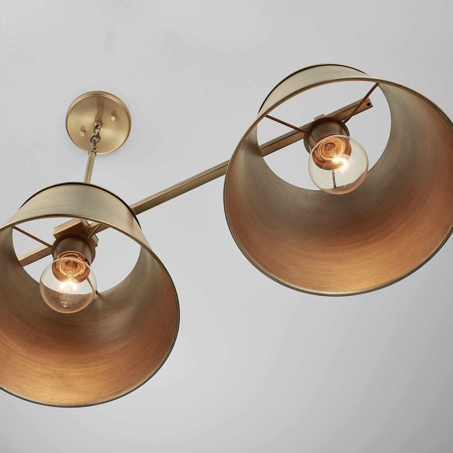 3 Light Island, Aged Brass Q114