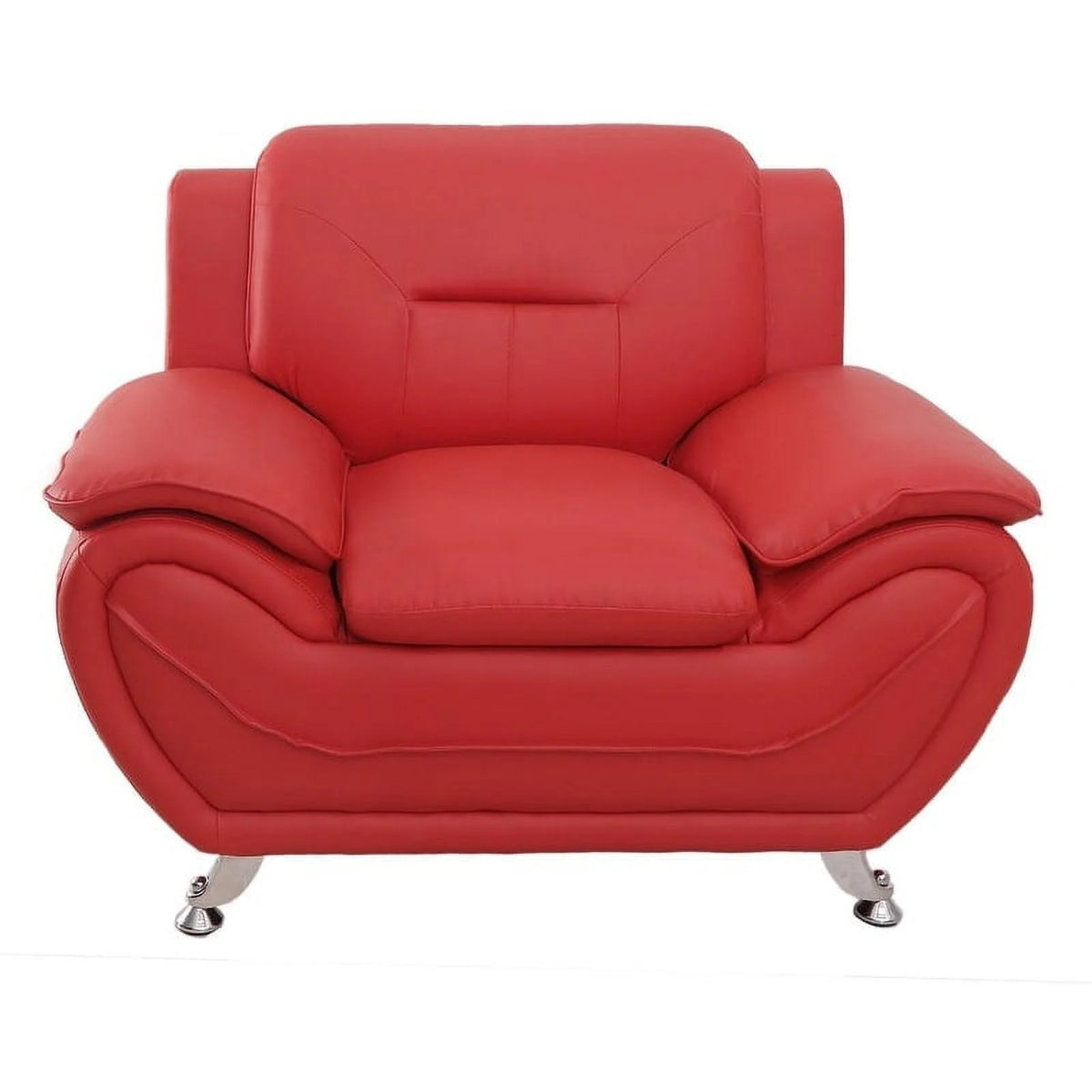 Faux Leather Upholstered Club Chair Z642667