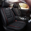 2 Front Black&Red Water Proof Car Seat Cover B802413