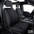 Black & Blue Waterproof Faux Leather Seat Covers F59677