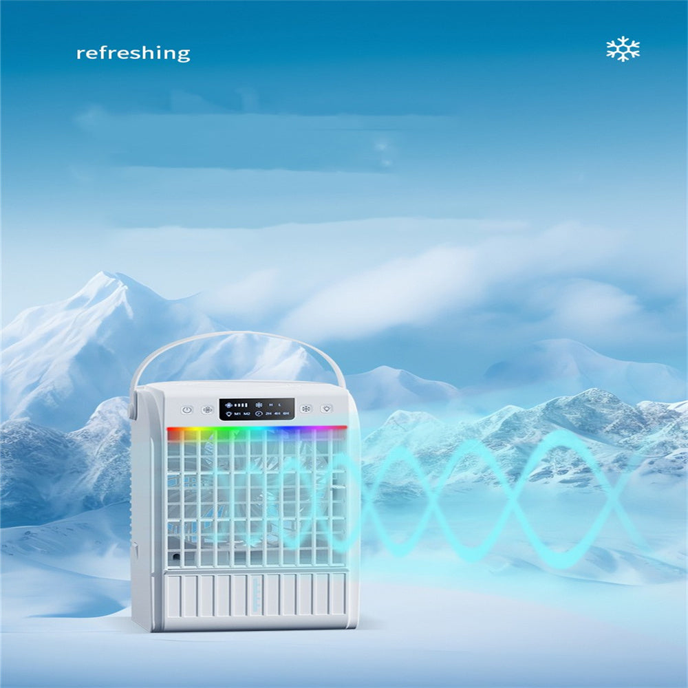 Mini Portable Air Conditioner, Evaporative Air Cooler with 1500ML Water Tank H51830