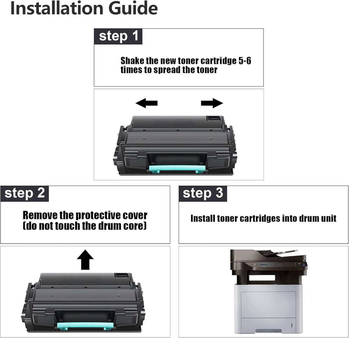 Black Compatible Toner Cartridge U1905