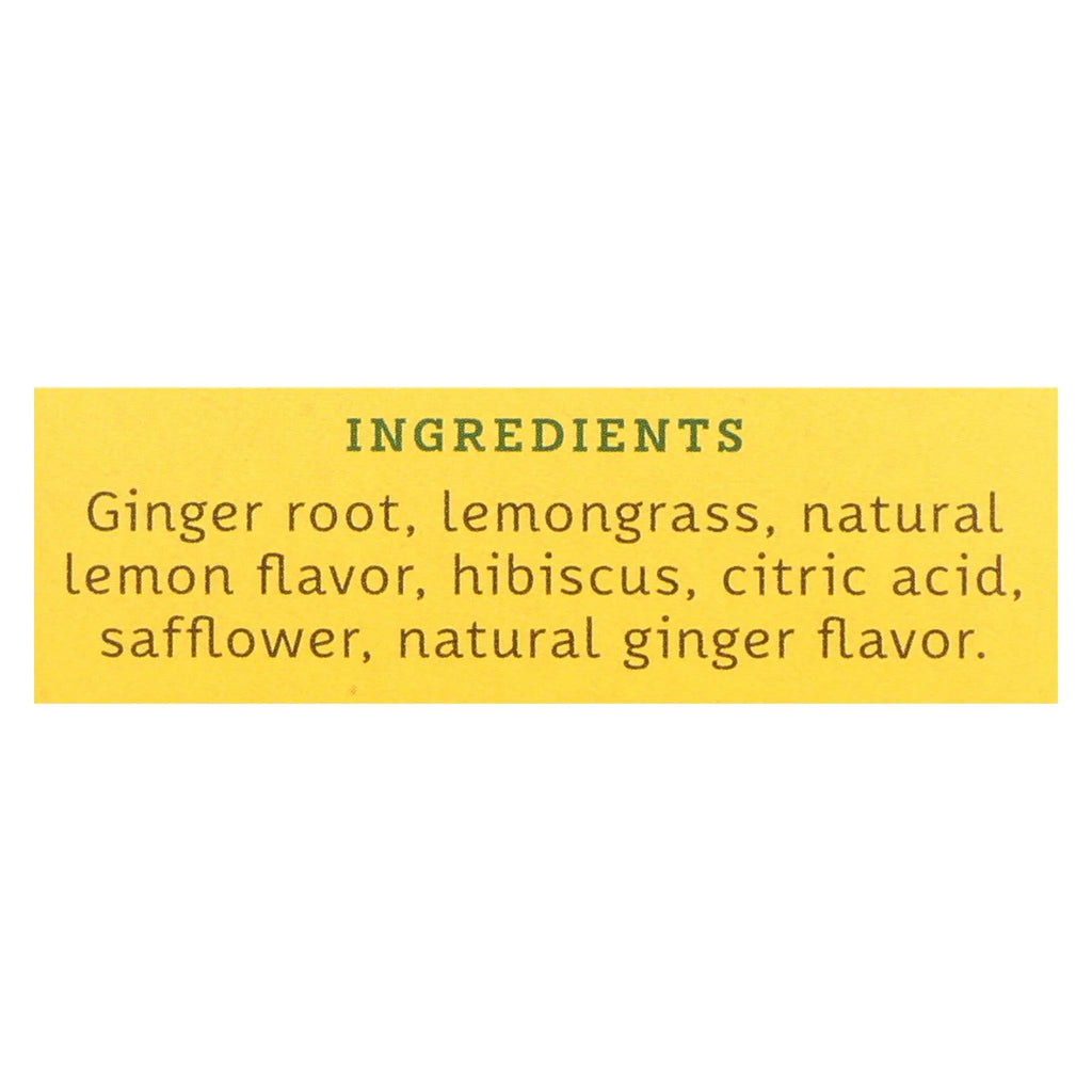 Lemon Ginger Herbal Tea 20 Bags Case Of 6 I534224
