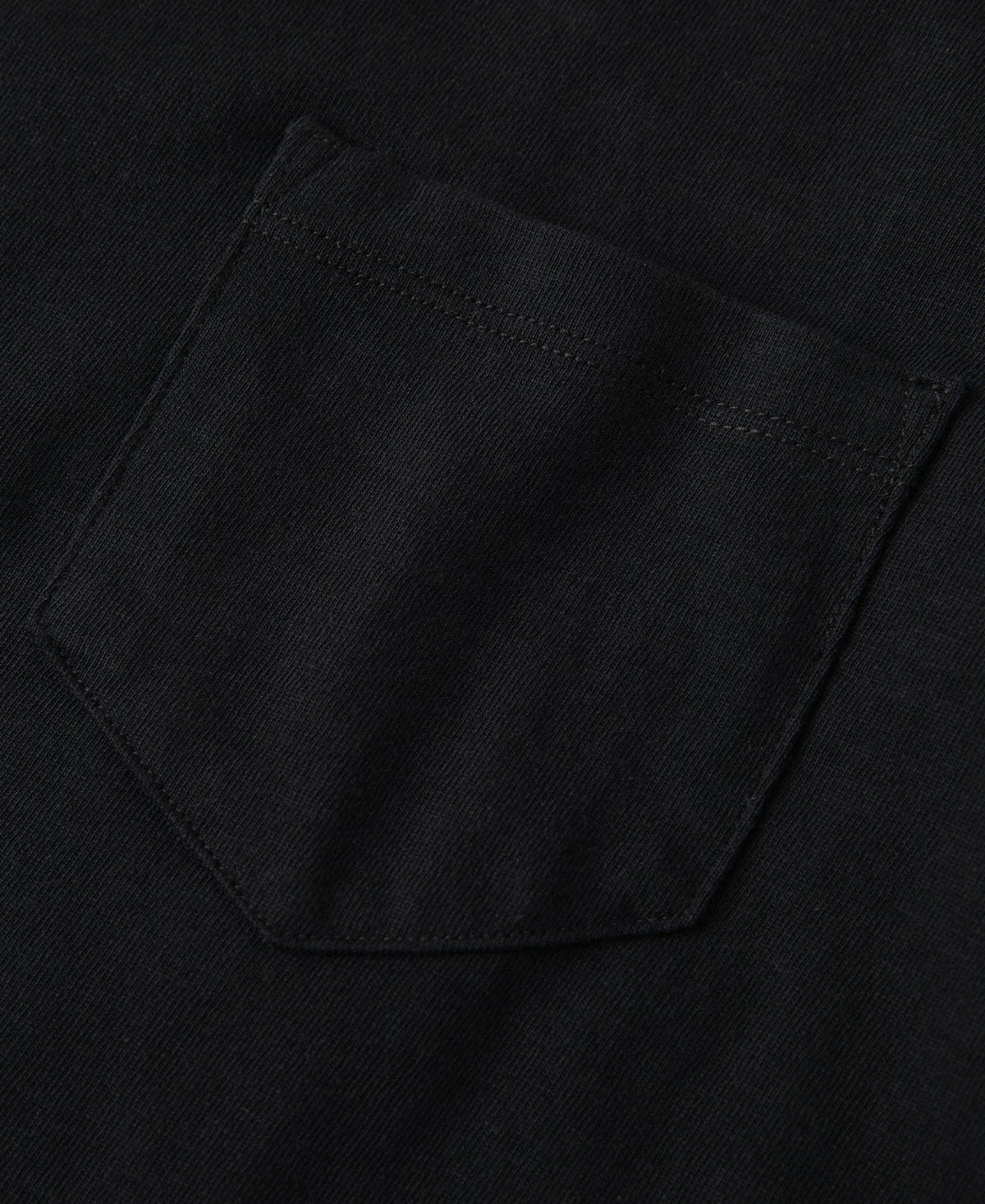 Classic Fit Loopwheel Slub Cotton Pocket T-Shirt