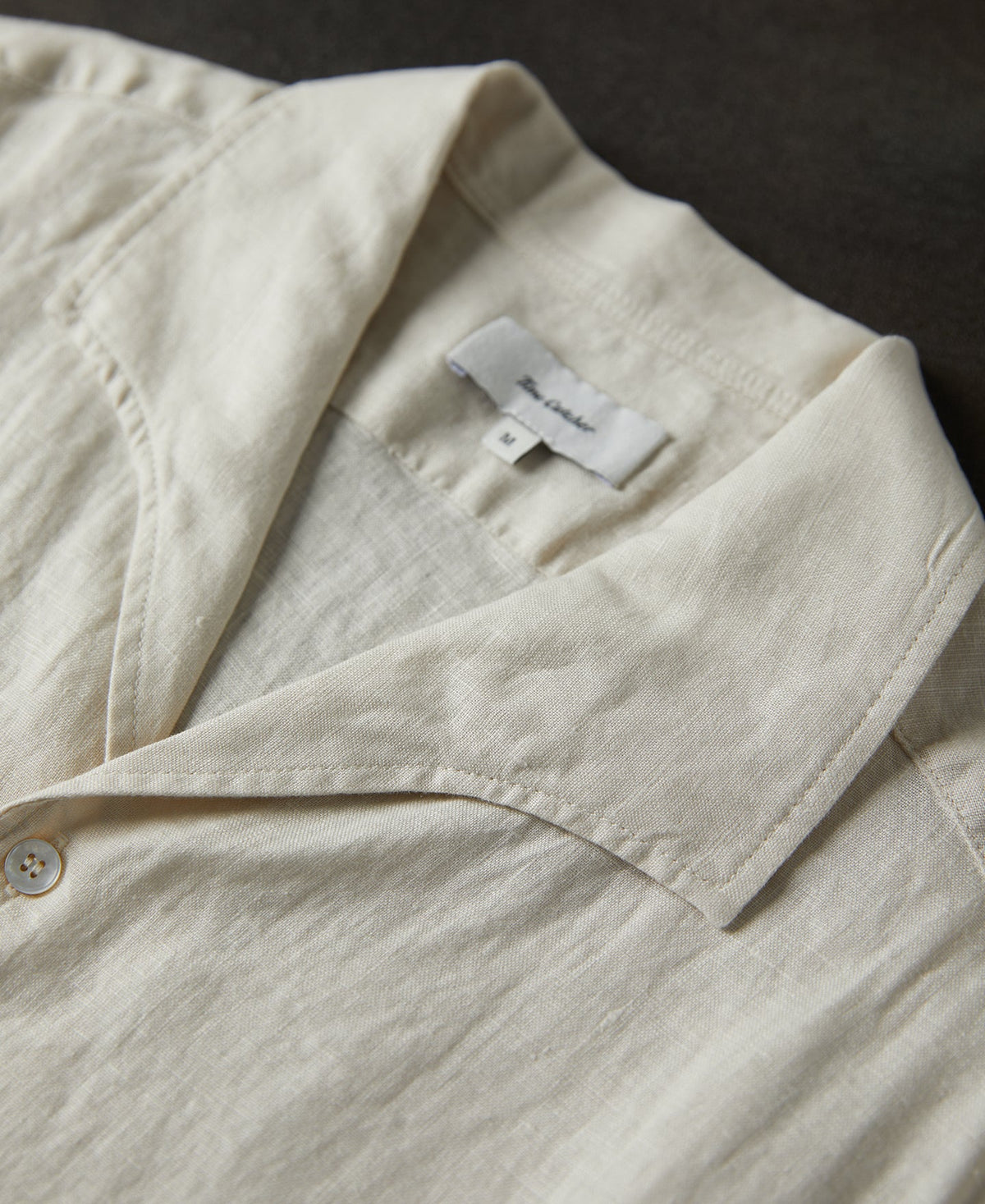 1950s Italian Collar Linen Shirt