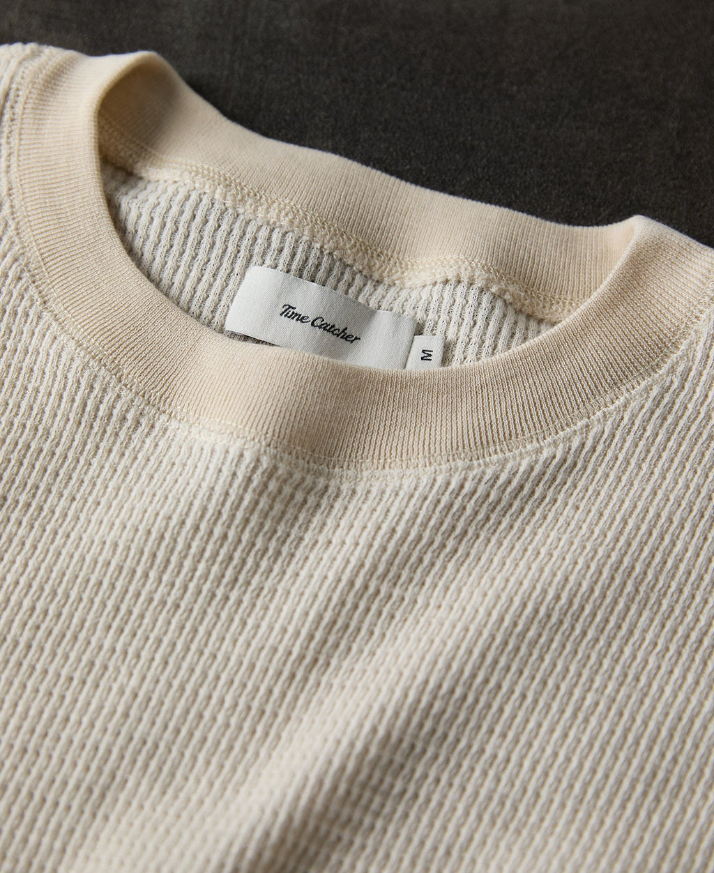 Honeycomb Waffle Knit T-Shirt