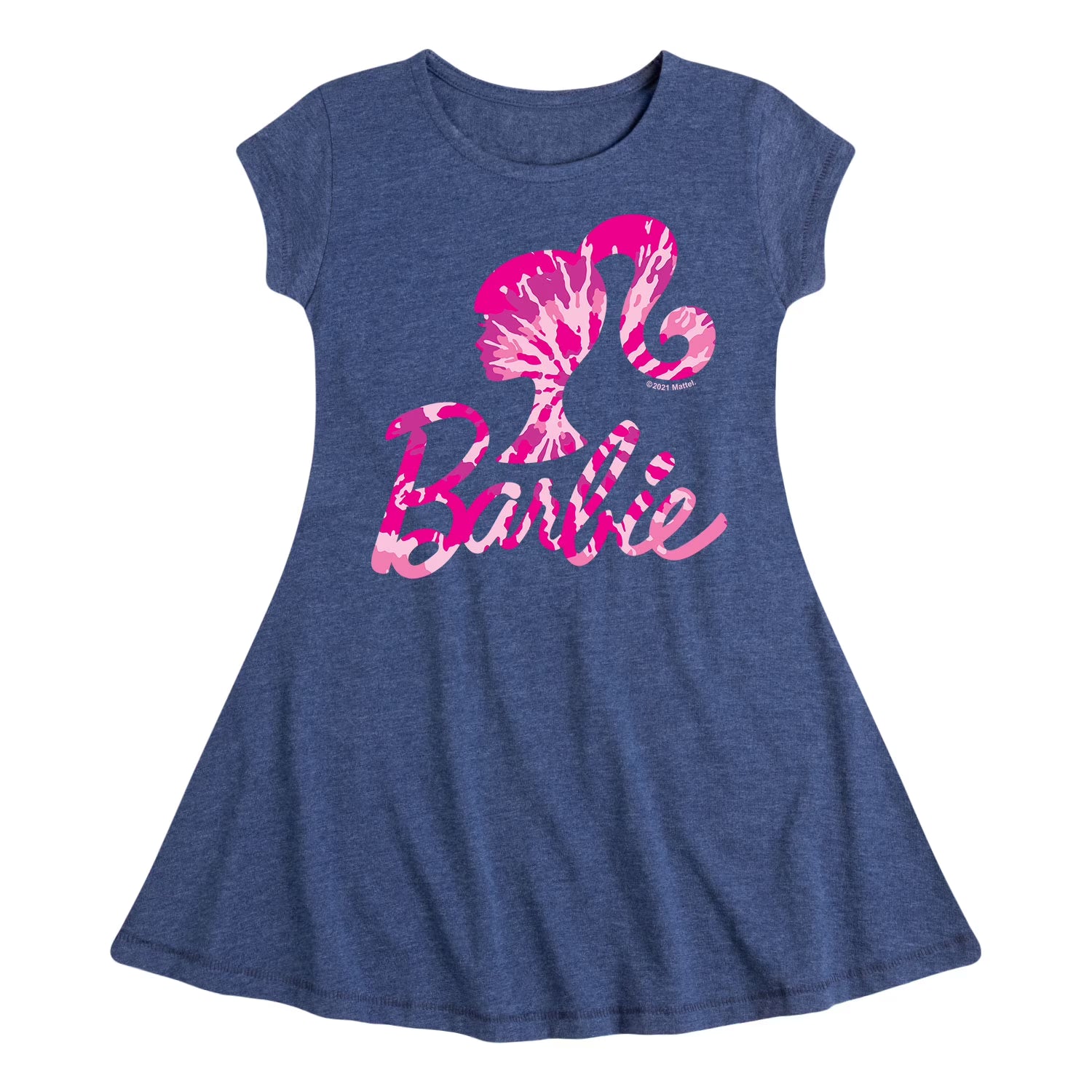 Tie Dye Fit And Flare Dress D921