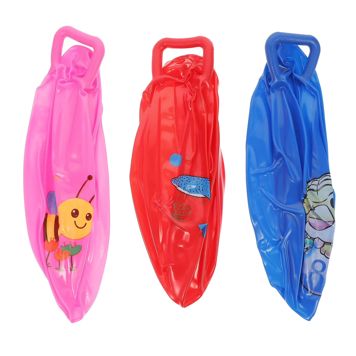 3Pcs Inflatable Hopper Balls with Handle I14367