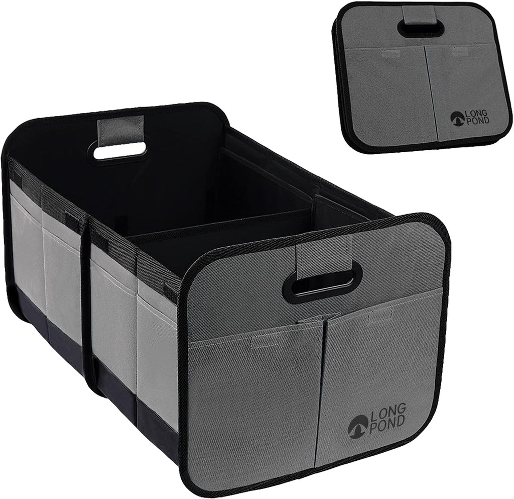 Foldable Car Trunk Organizer with 9 Pockets J505154