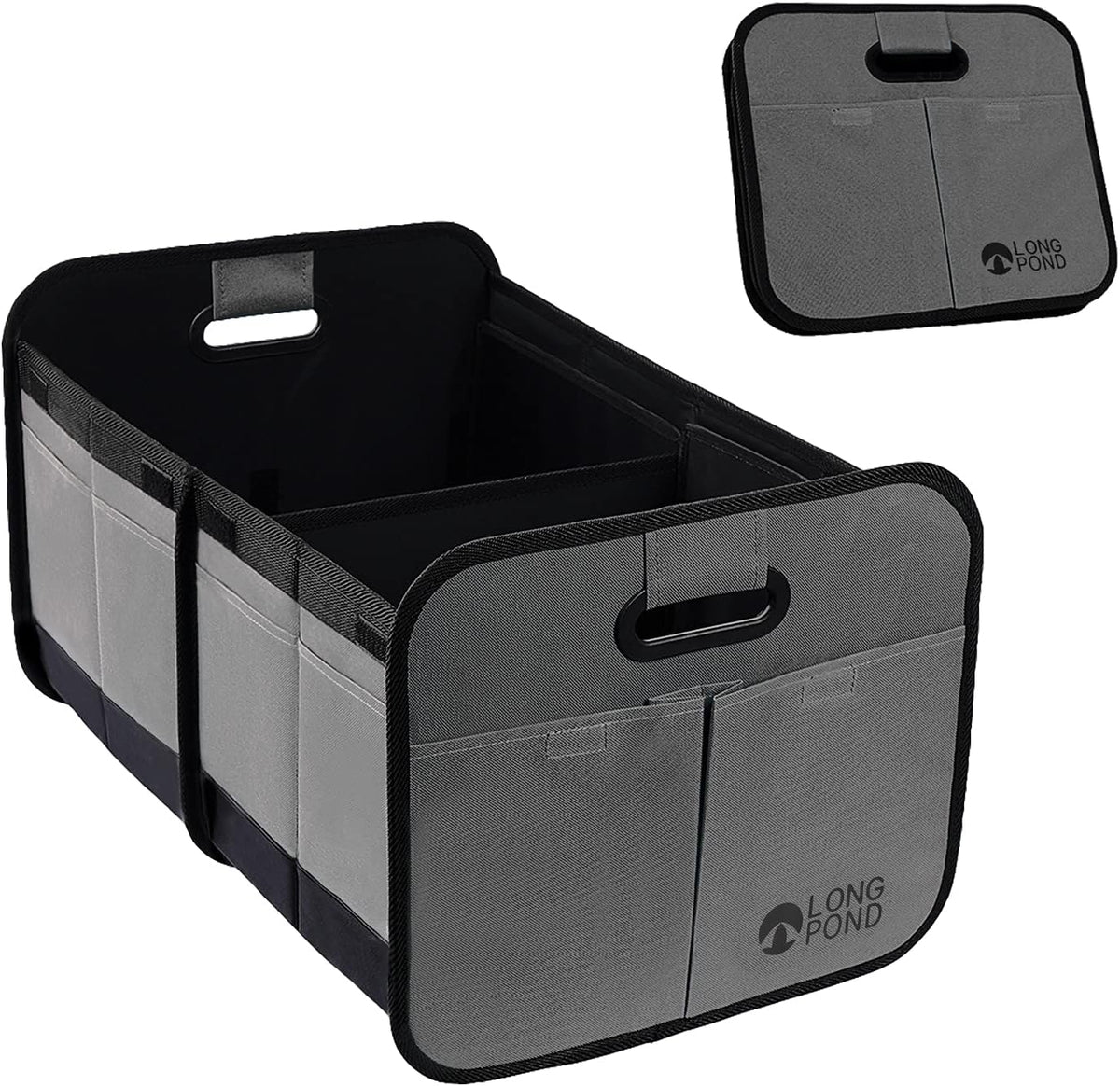 Foldable Car Trunk Organizer with 9 Pockets J505154