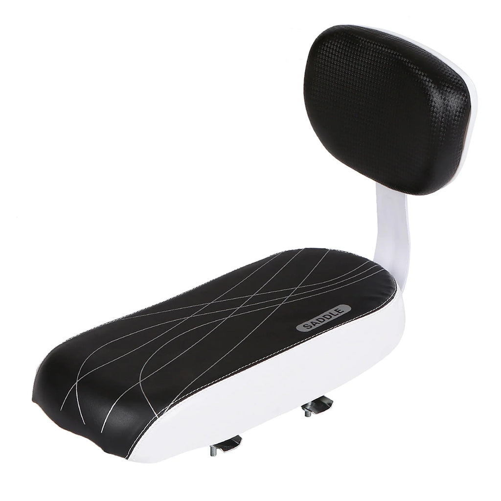Soft Cushion Rear Bike Seat in PU Leather with Backrest U1011