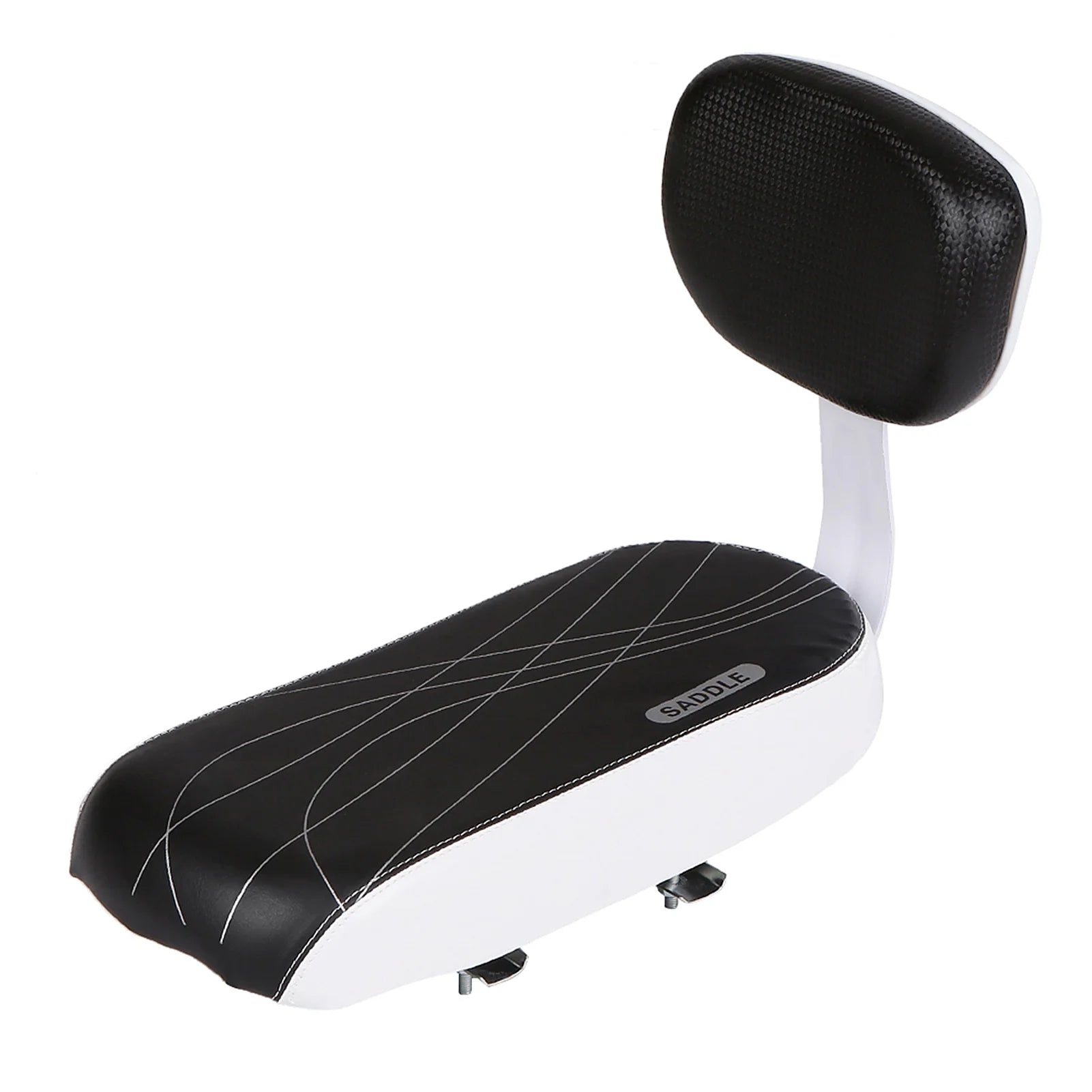 Soft Cushion Rear Bike Seat in PU Leather with Backrest U1011