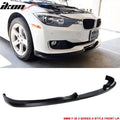 Black PU Front Bumper Lip W4733