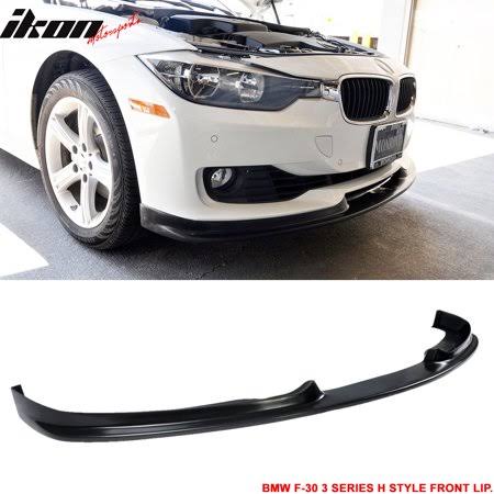 Black PU Front Bumper Lip W4733