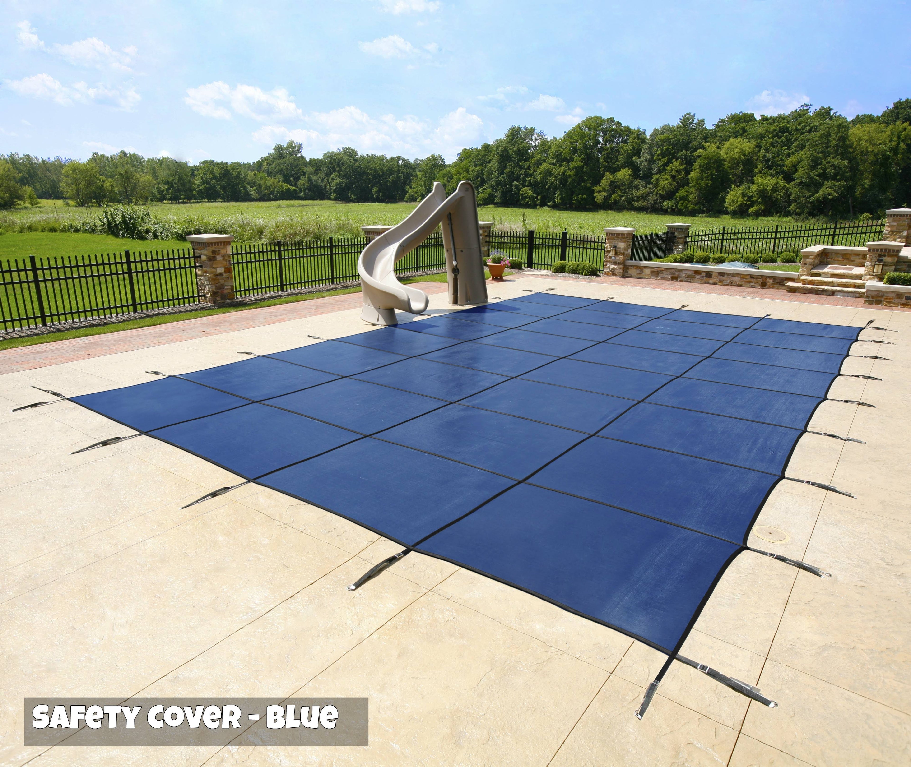 Blue Super Mesh Safety Cover 12 x 20 P15296