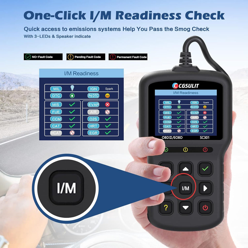 OBD2 Scanner Diagnostic Code Reader with Reset, Black Pack of 2 P638102