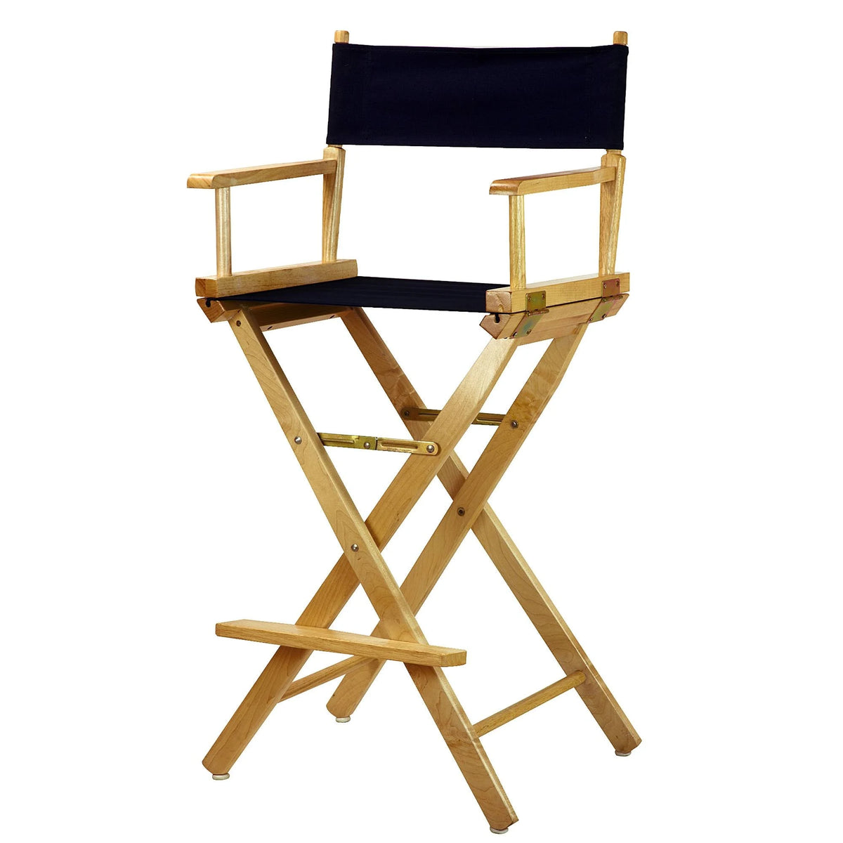 Natural Frame Red Canvas Director's Chair I7453
