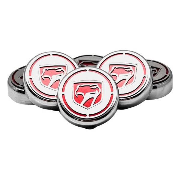 Cap Cover Set 5pc Red Dodge Viper T1602