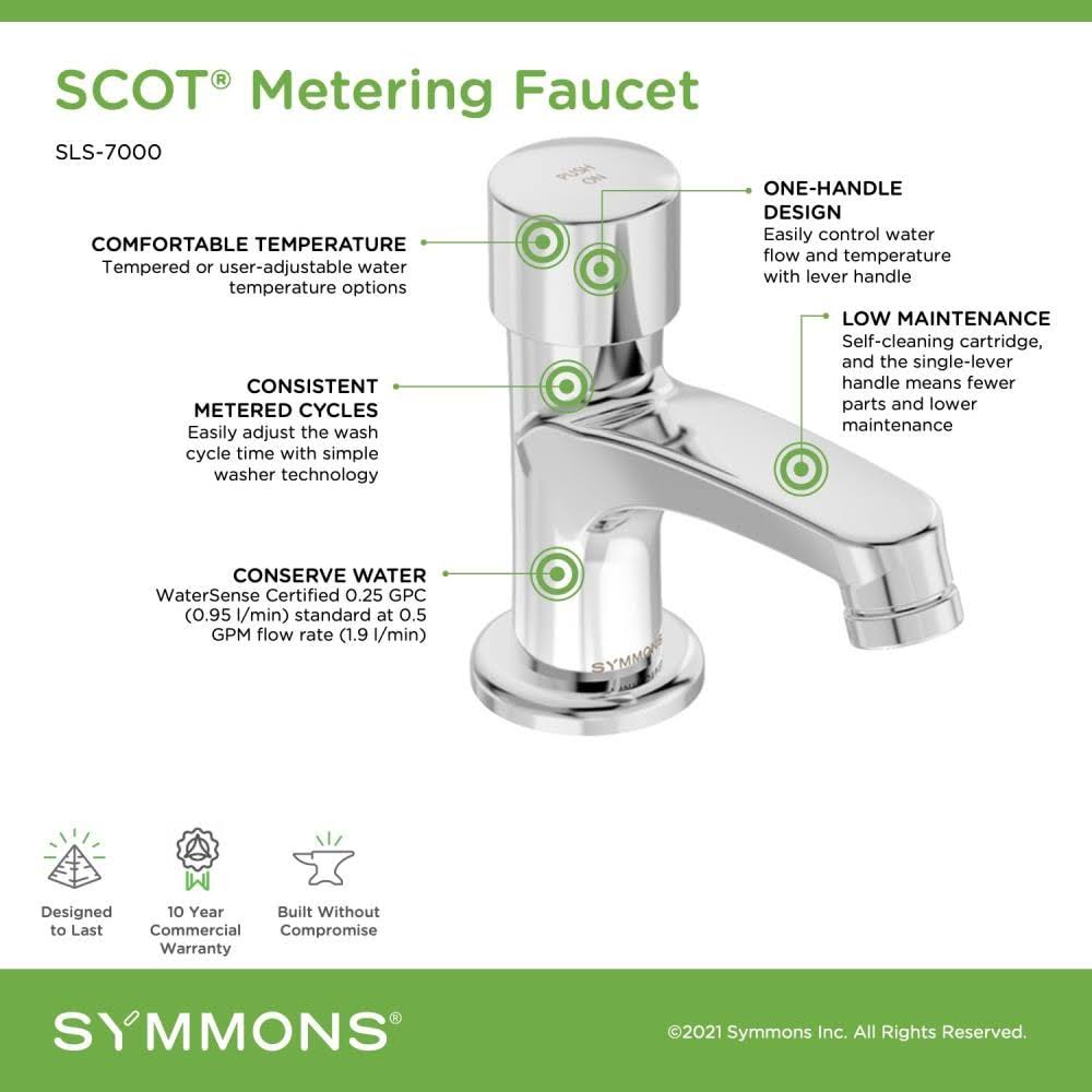 Single Handle Metering Bathroom Faucet B431